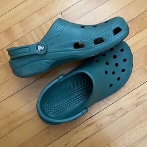 Teal Crocs - never worn